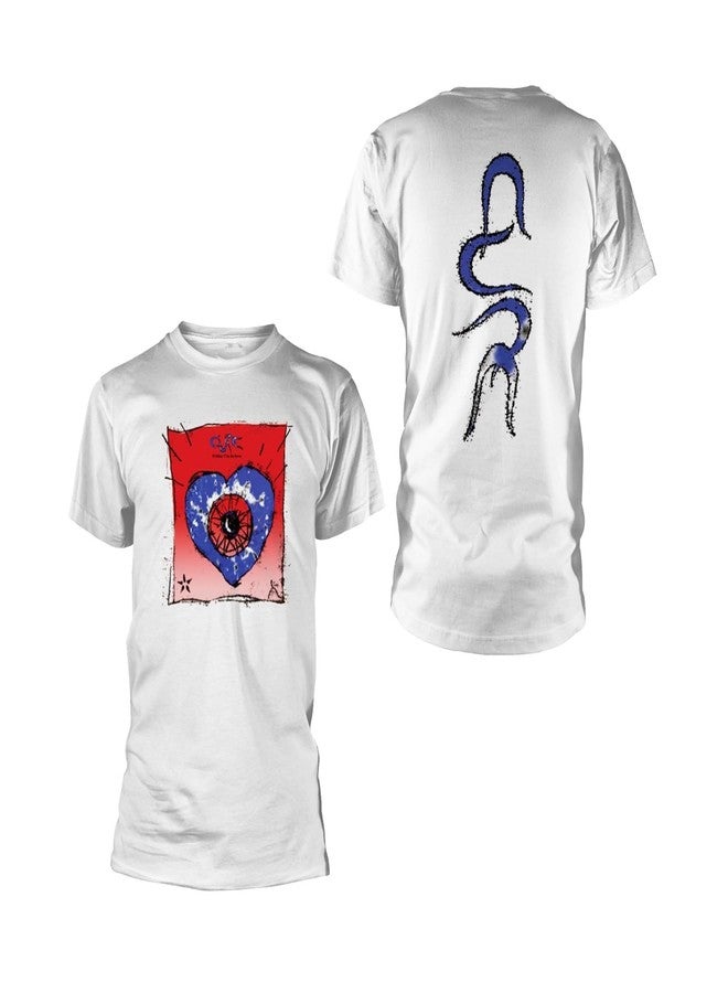 Merch2rock The Cure Men's Friday I'm in Love T-Shirt White X-Large | Officially Licensed Merchandise - Image 1